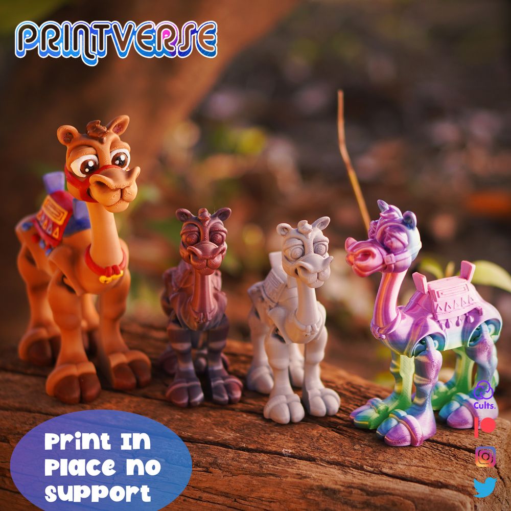 图片[2]-骆驼-3D合纵社-3D打印模型STL格式3mf格式免费下载！