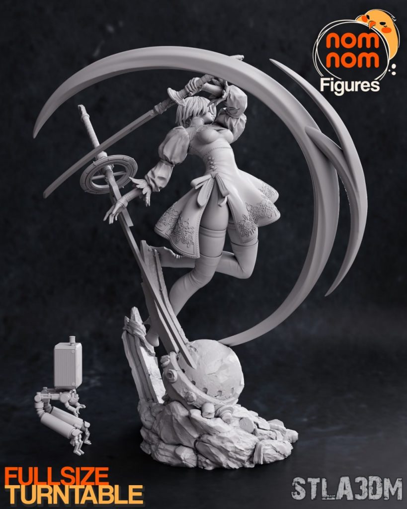 图片[4]-【尼尔：机械纪元】2B-3D合纵社-3D打印模型STL格式3mf格式免费下载！