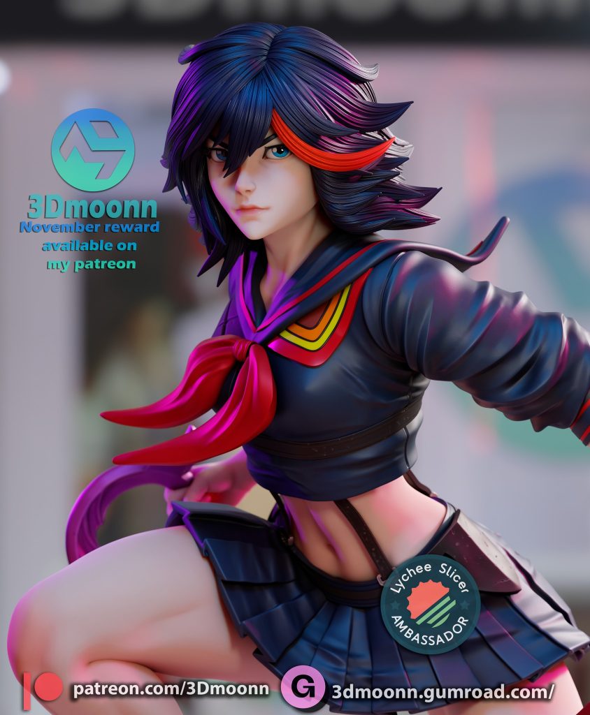 图片[4]-【斩服少女】缠流子-3D合纵社-3D打印模型STL格式3mf格式免费下载！