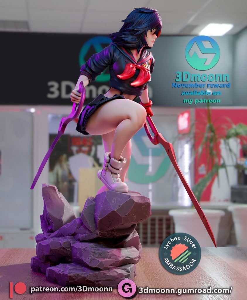 图片[3]-【斩服少女】缠流子-3D合纵社-3D打印模型STL格式3mf格式免费下载！