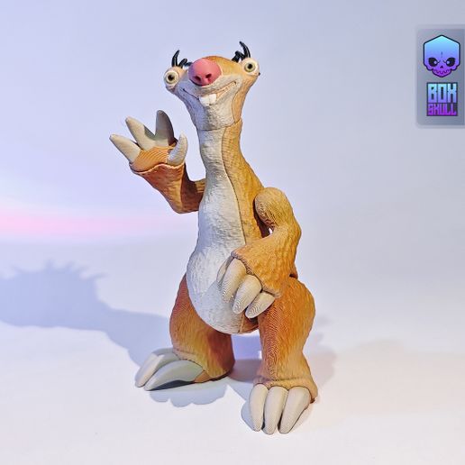 【冰川时代】树懒-3D合纵社-3D打印模型STL格式3mf格式免费下载！