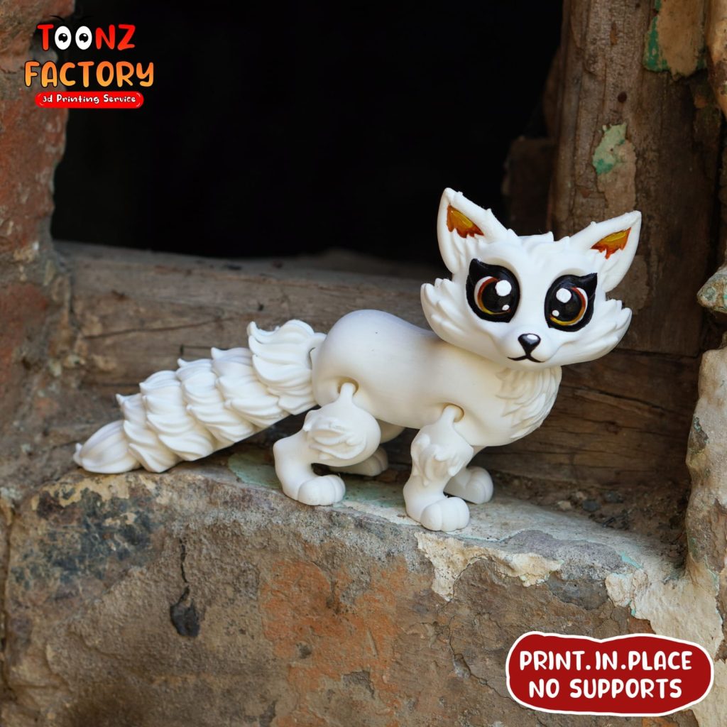 图片[4]-可爱北极狐-3D合纵社-3D打印模型STL格式3mf格式免费下载！