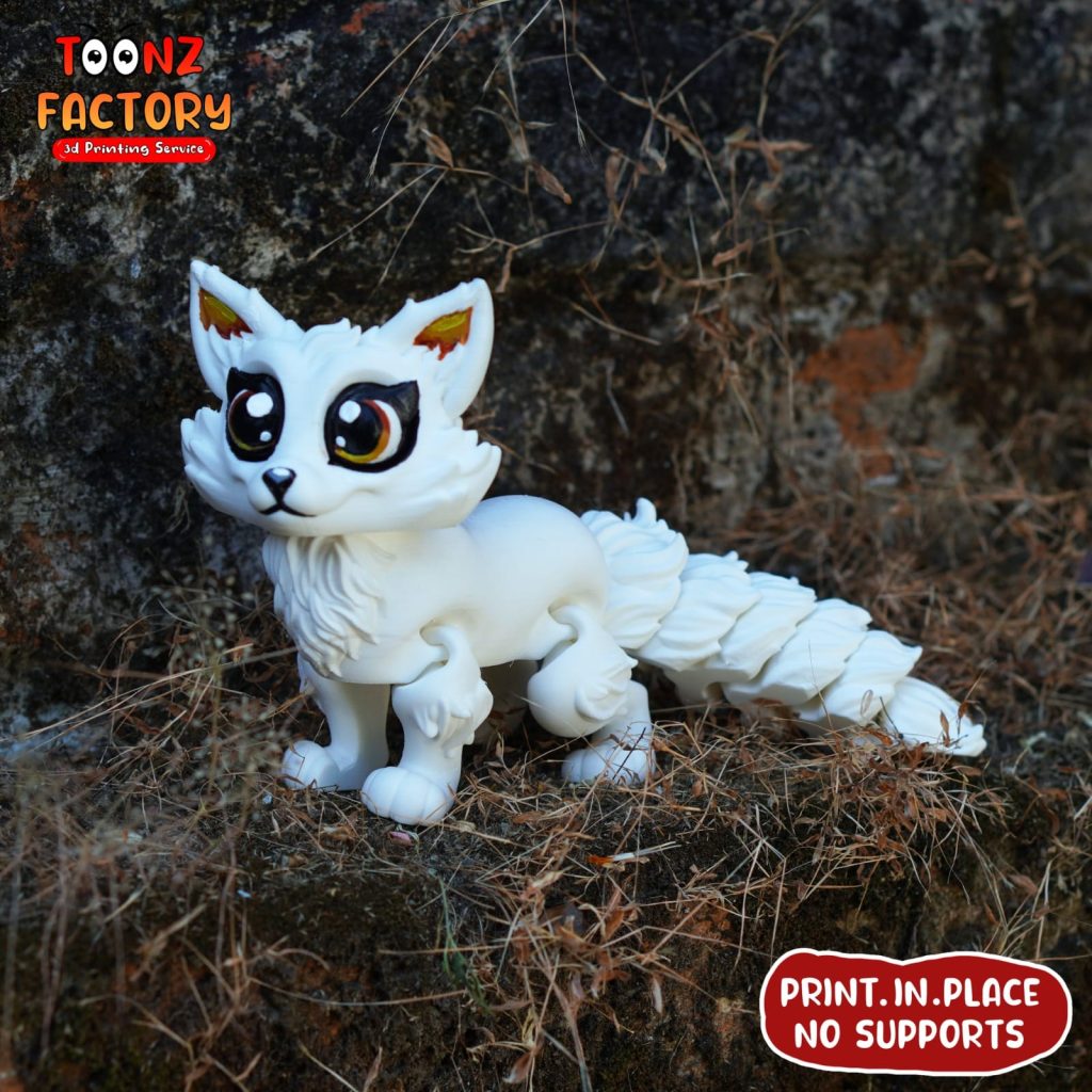 图片[3]-可爱北极狐-3D合纵社-3D打印模型STL格式3mf格式免费下载！