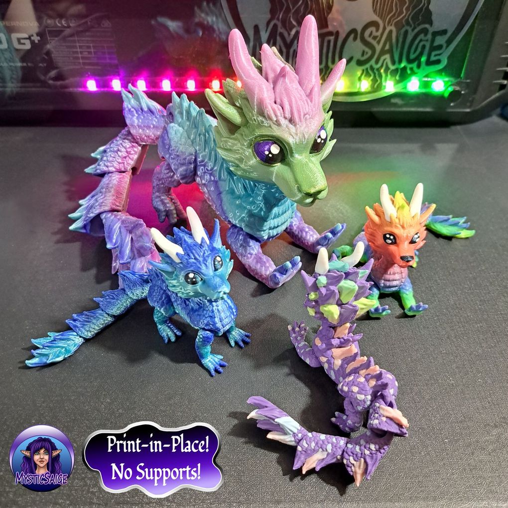 图片[2]-宝贝毛茸茸的龙-3D合纵社-3D打印模型STL格式3mf格式免费下载！