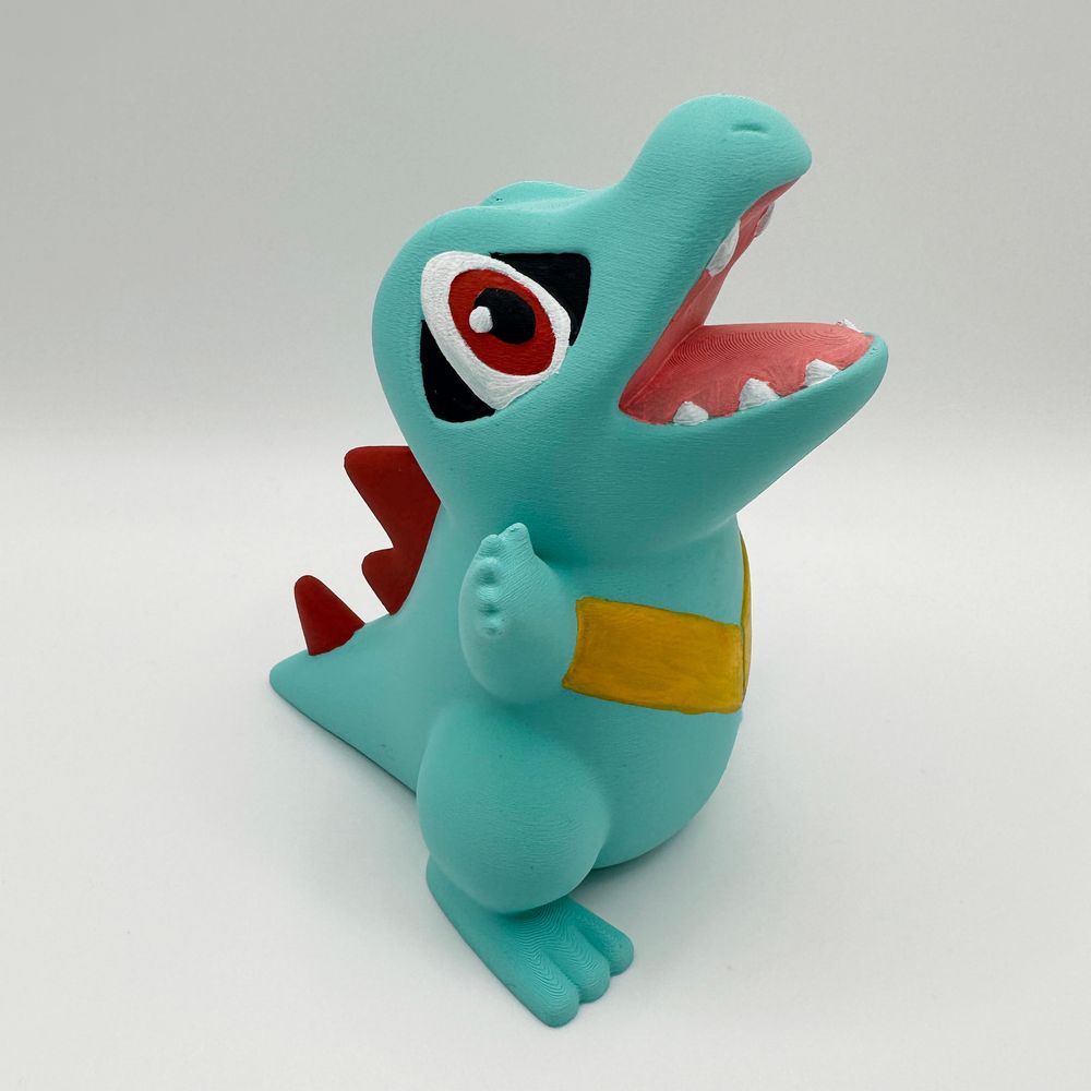 图片[3]-【宠物小精灵】锯鳄-3D合纵社-3D打印模型STL格式3mf格式免费下载！