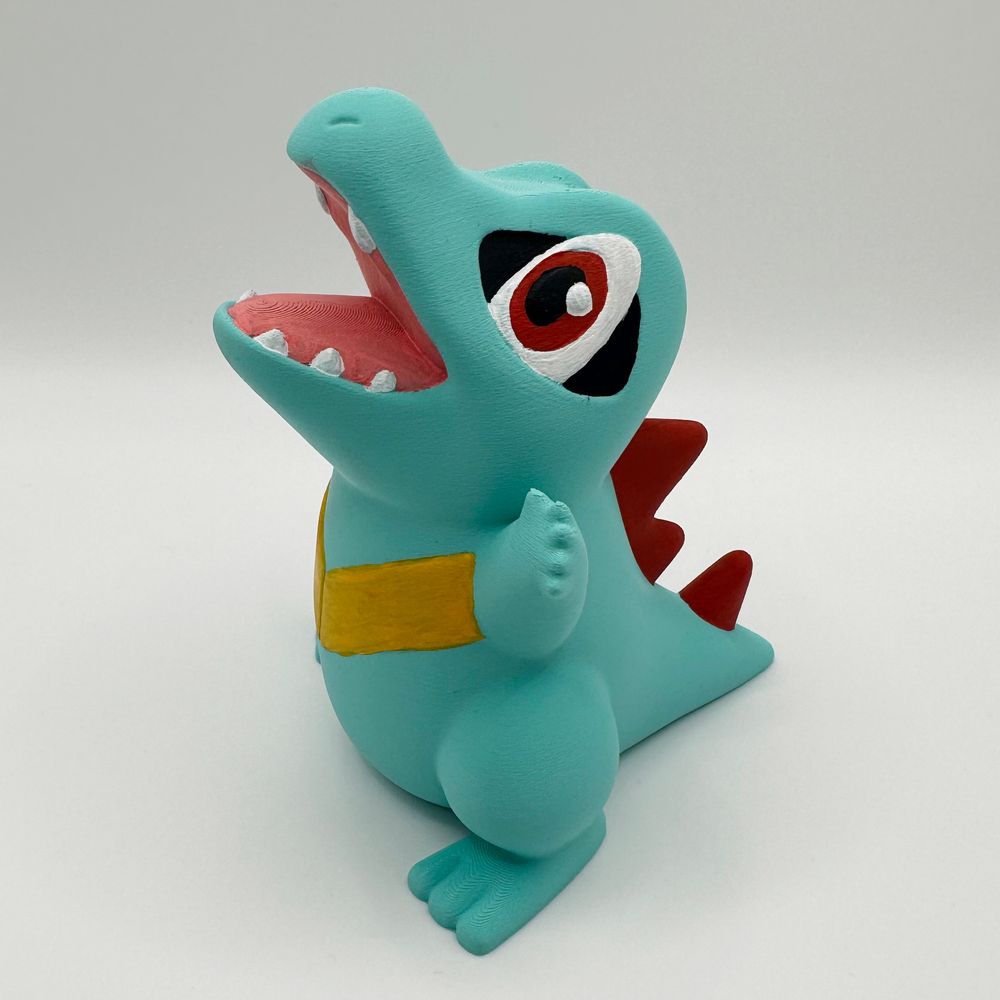 图片[2]-【宠物小精灵】锯鳄-3D合纵社-3D打印模型STL格式3mf格式免费下载！