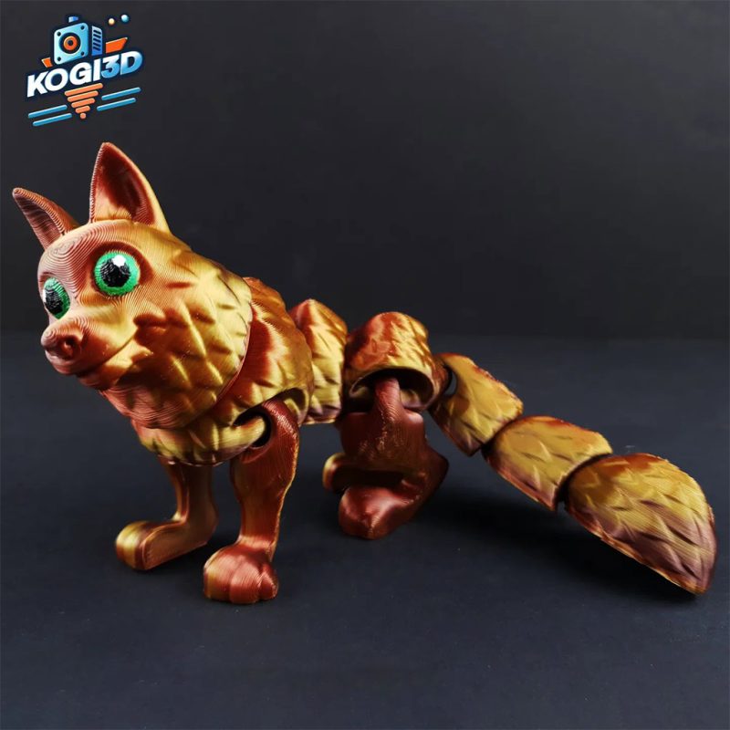 萌萌狼-3D合纵社-3D打印模型STL格式3mf格式免费下载！