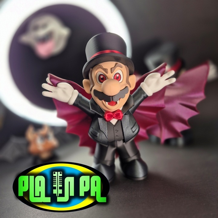 吸血鬼马里奥-3D合纵社-3D打印模型STL格式3mf格式免费下载！