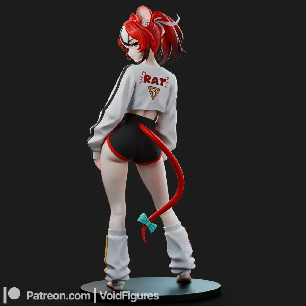 VTuber-哈珂斯·贝尔丝-3D合纵社-3D打印模型STL格式3mf格式免费下载！