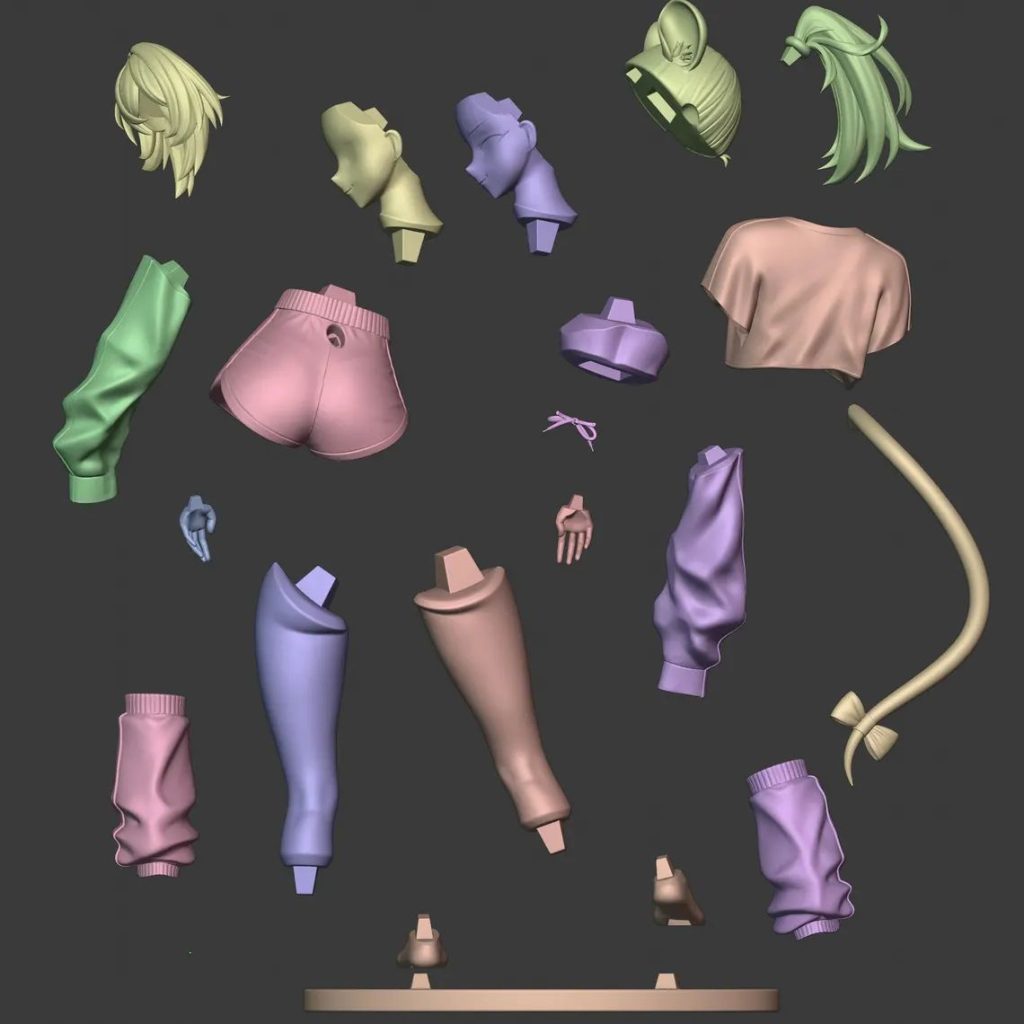 图片[2]-VTuber-哈珂斯·贝尔丝-3D合纵社-3D打印模型STL格式3mf格式免费下载！