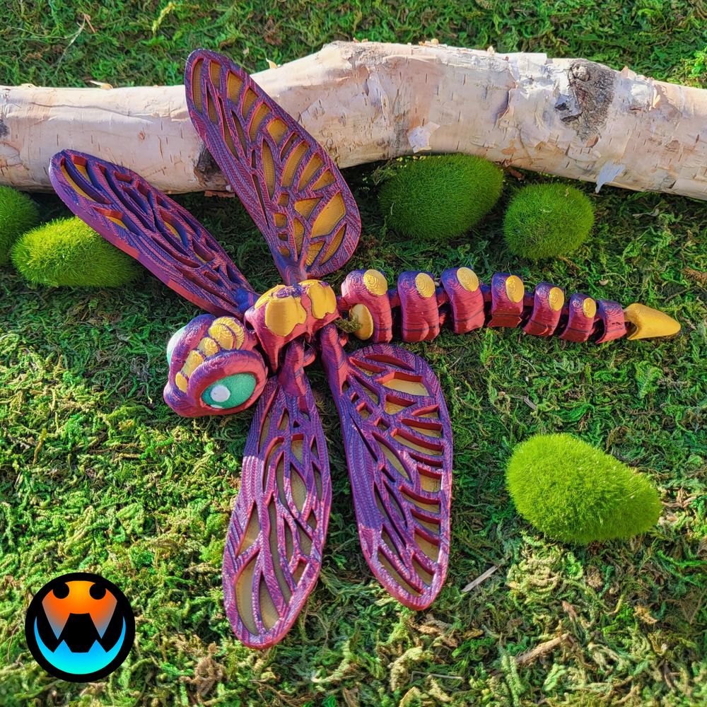 蜻蜓-3D合纵社-3D打印模型STL格式3mf格式免费下载！