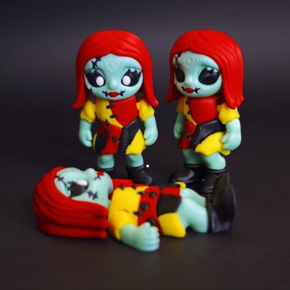 萨莉-3D合纵社-3D打印模型STL格式3mf格式免费下载！