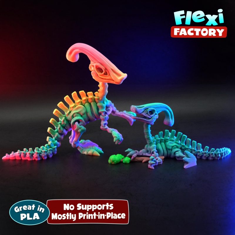 栉龙骨架-3D合纵社-3D打印模型STL格式3mf格式免费下载！