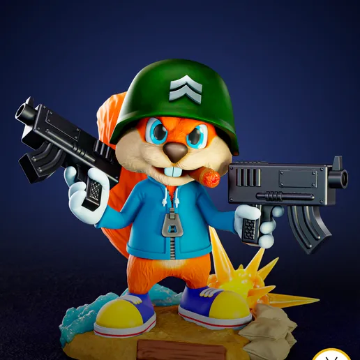 康克 糟糕的一天-3D合纵社-3D打印模型STL格式3mf格式免费下载！