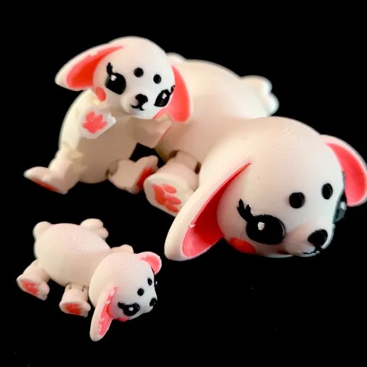 图片[2]-可活动的粉色兔子-3D合纵社-3D打印模型STL格式3mf格式免费下载！