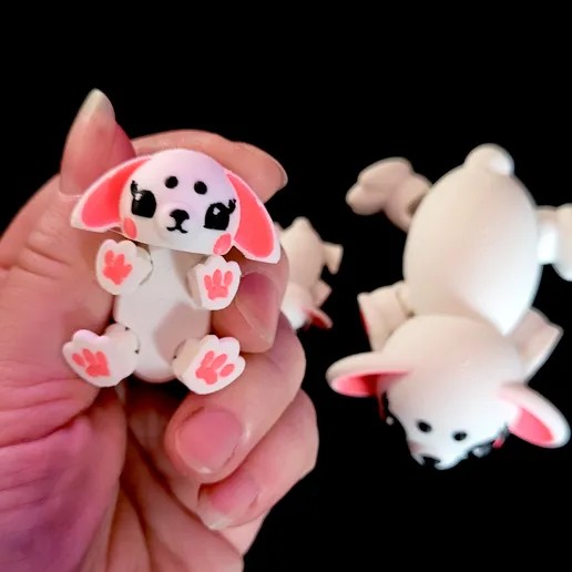 图片[3]-可活动的粉色兔子-3D合纵社-3D打印模型STL格式3mf格式免费下载！