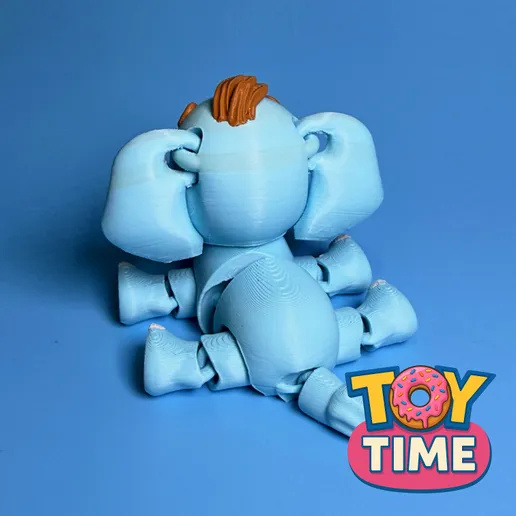 图片[2]-可爱baby Elephant小象-3D合纵社-3D打印模型STL格式3mf格式免费下载！