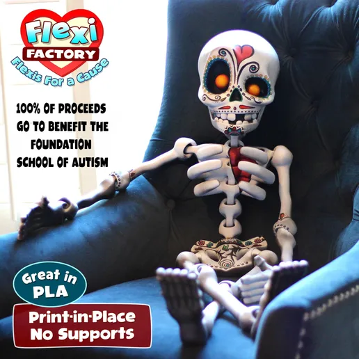 可活动人物骨架-3D合纵社-3D打印模型STL格式3mf格式免费下载！