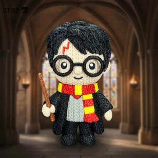针织 哈利波特-3D合纵社-3D打印模型STL格式3mf格式免费下载！