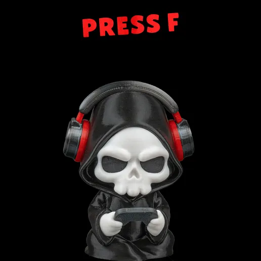 骷髅小人 F PRESS F-3D合纵社-3D打印模型STL格式3mf格式免费下载！