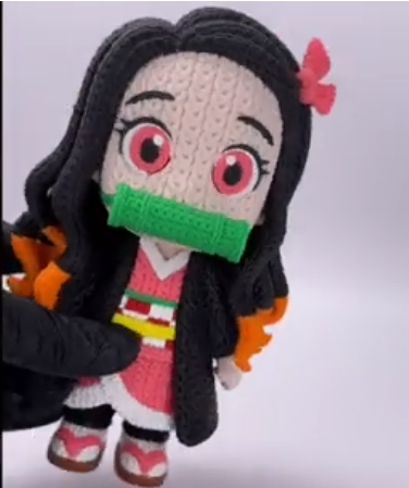 图片[2]-针织 祢豆子 小人-3D合纵社-3D打印模型STL格式3mf格式免费下载！