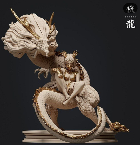 暗焰女神伏龙-3D合纵社-3D打印模型STL格式3mf格式免费下载！