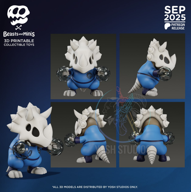 图片[4]-5款野兽 迷你模型-3D合纵社-3D打印模型STL格式3mf格式免费下载！