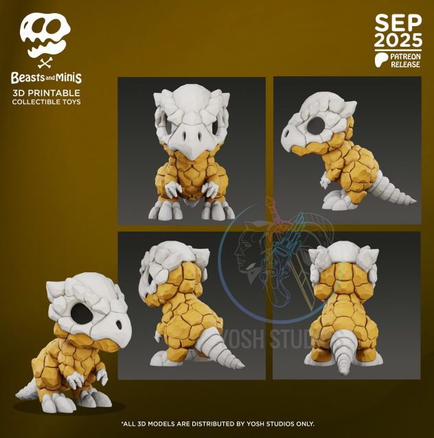 图片[6]-5款野兽 迷你模型-3D合纵社-3D打印模型STL格式3mf格式免费下载！