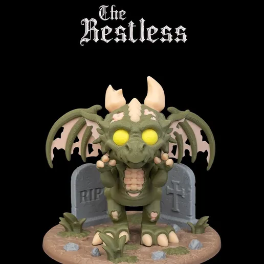 西方僵尸龙-3D合纵社-3D打印模型STL格式3mf格式免费下载！