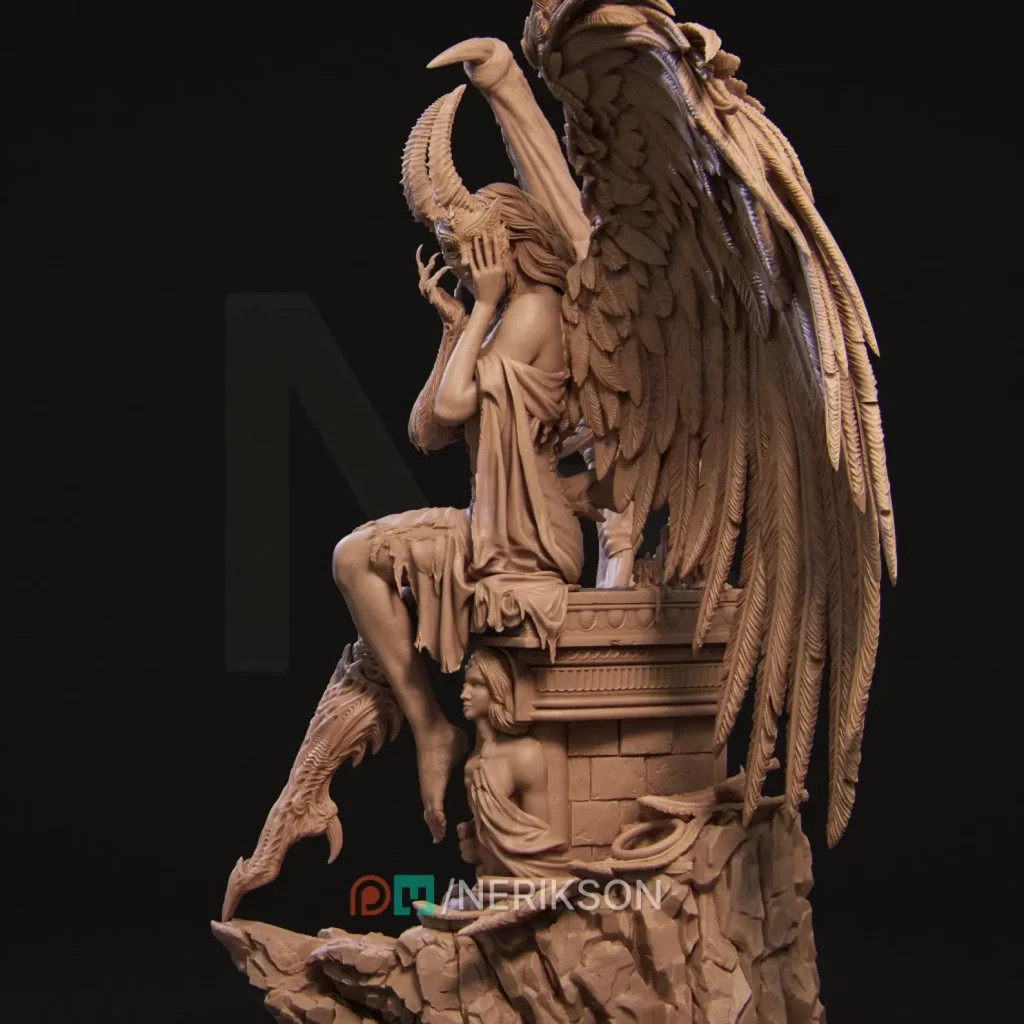 图片[3]-邪恶之脸天使恶魔-3D合纵社-3D打印模型STL格式3mf格式免费下载！