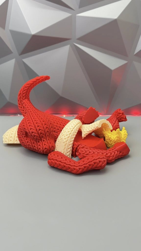 图片[2]-针织 宝可梦 火焰龙-3D合纵社-3D打印模型STL格式3mf格式免费下载！