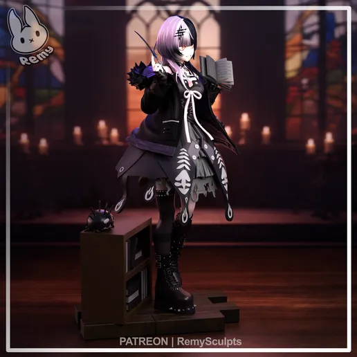 图片[4]-虚拟主播 诗织诺薇拉-3D合纵社-3D打印模型STL格式3mf格式免费下载！